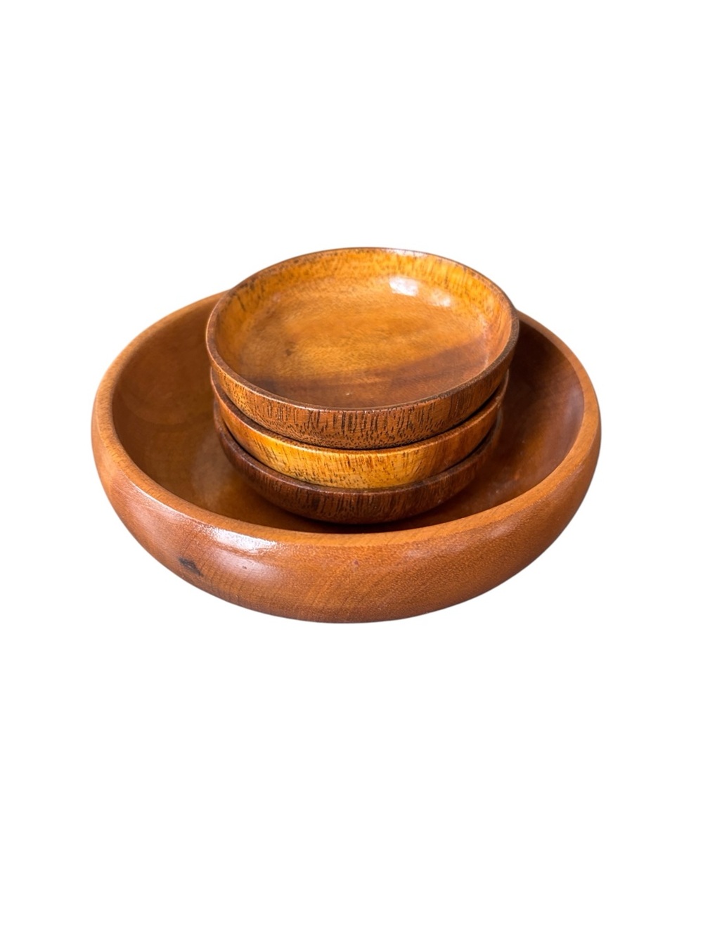 Myrtlewood Vintage MCM Style Bowls Set of 4